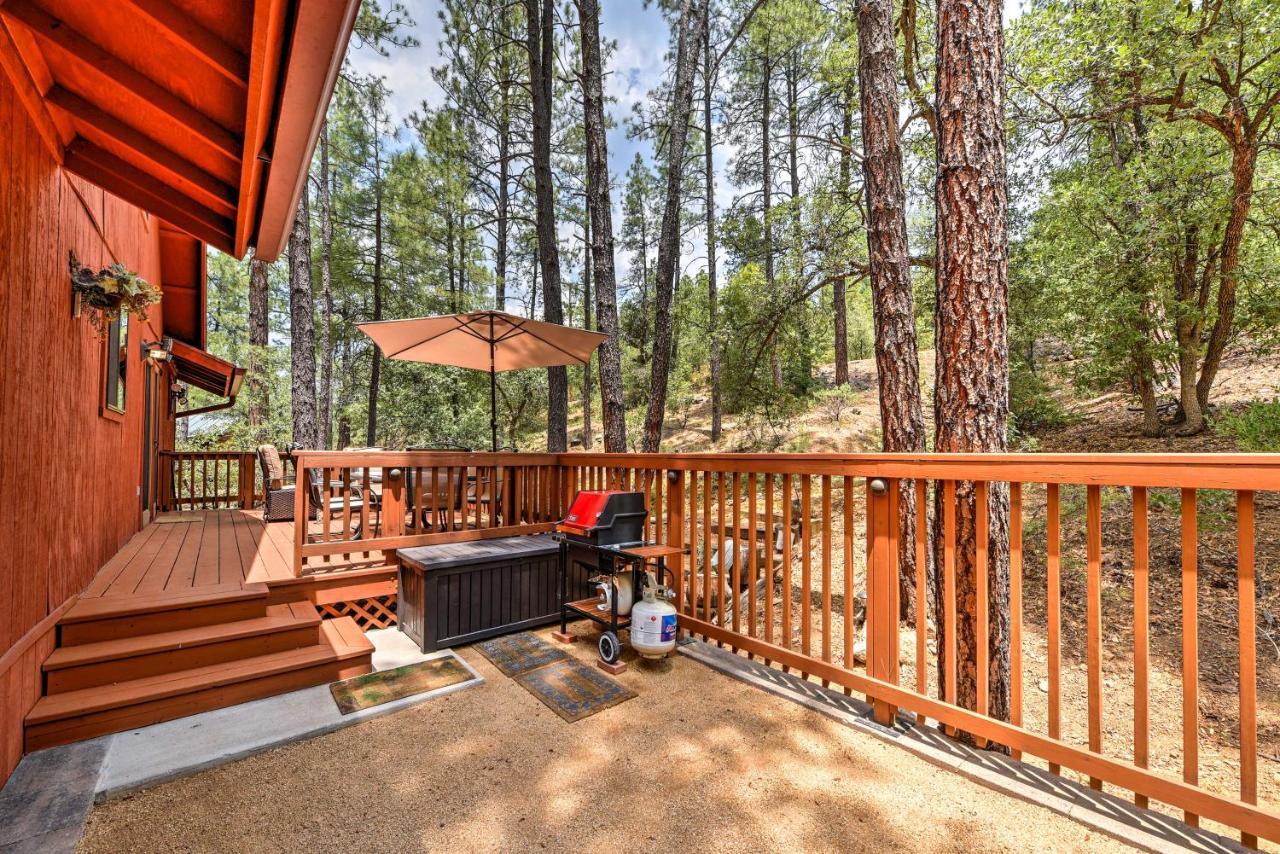 Prescott Cabin With Beautiful Forest Views And Deck! Dış mekan fotoğraf