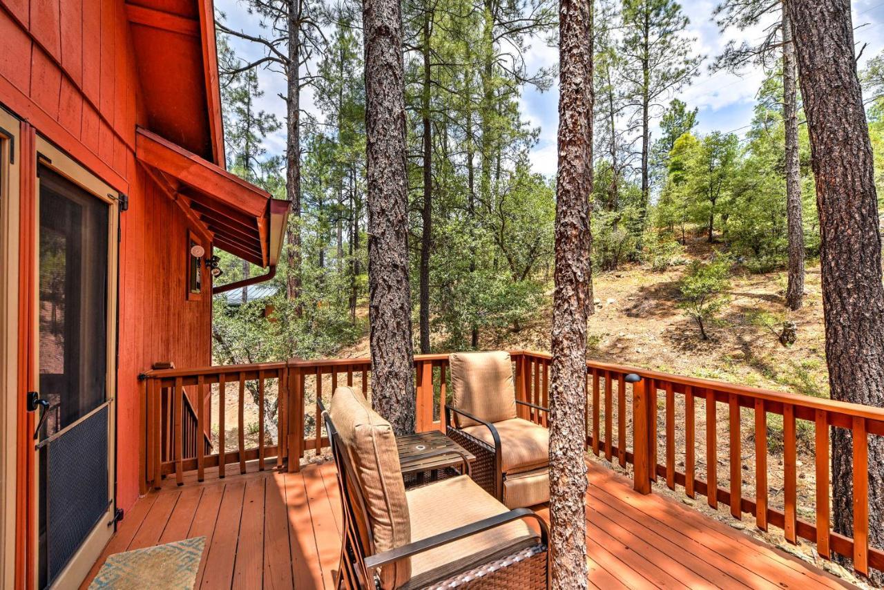 Prescott Cabin With Beautiful Forest Views And Deck! Dış mekan fotoğraf