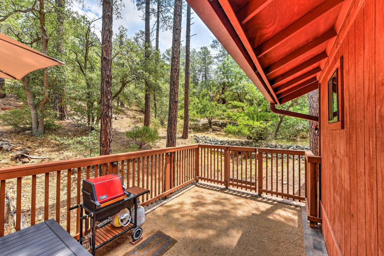 Prescott Cabin With Beautiful Forest Views And Deck! Dış mekan fotoğraf