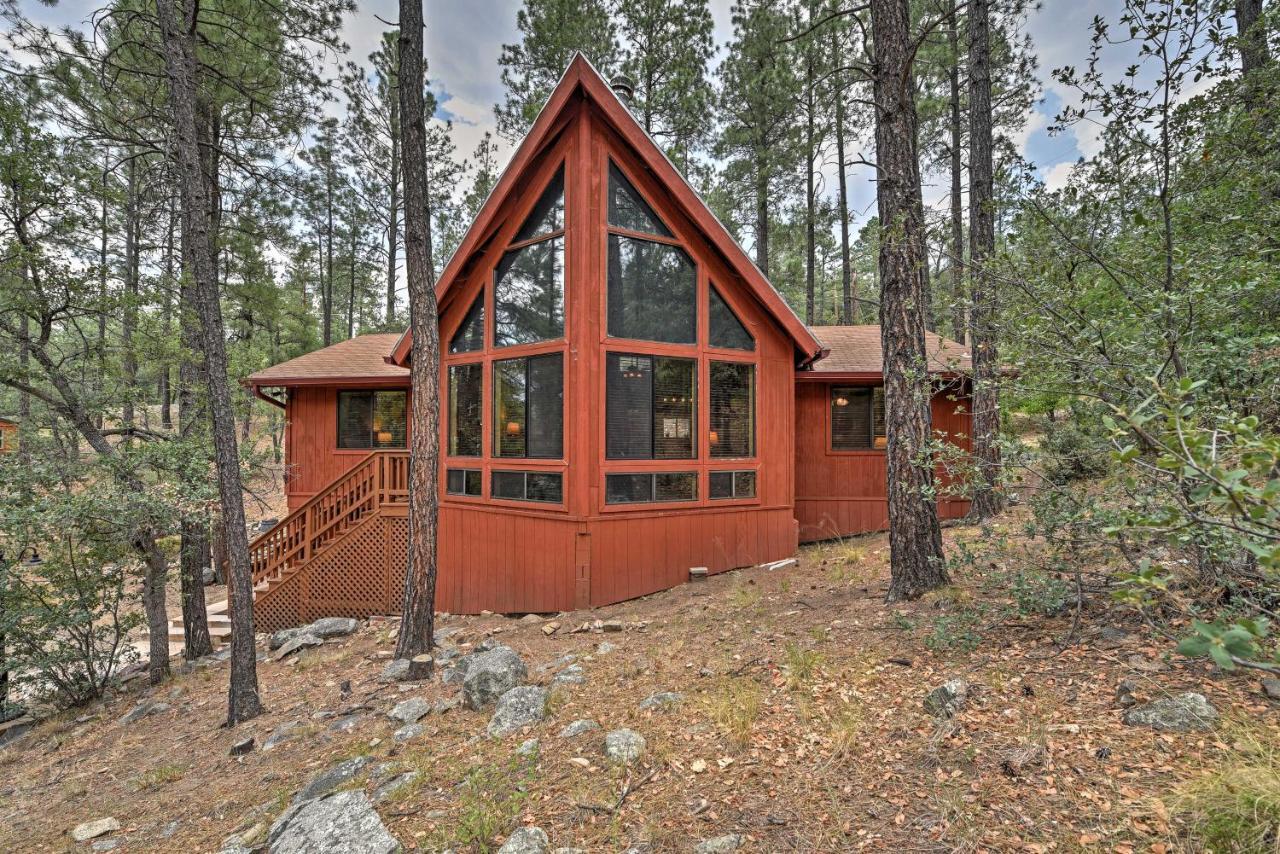 Prescott Cabin With Beautiful Forest Views And Deck! Dış mekan fotoğraf