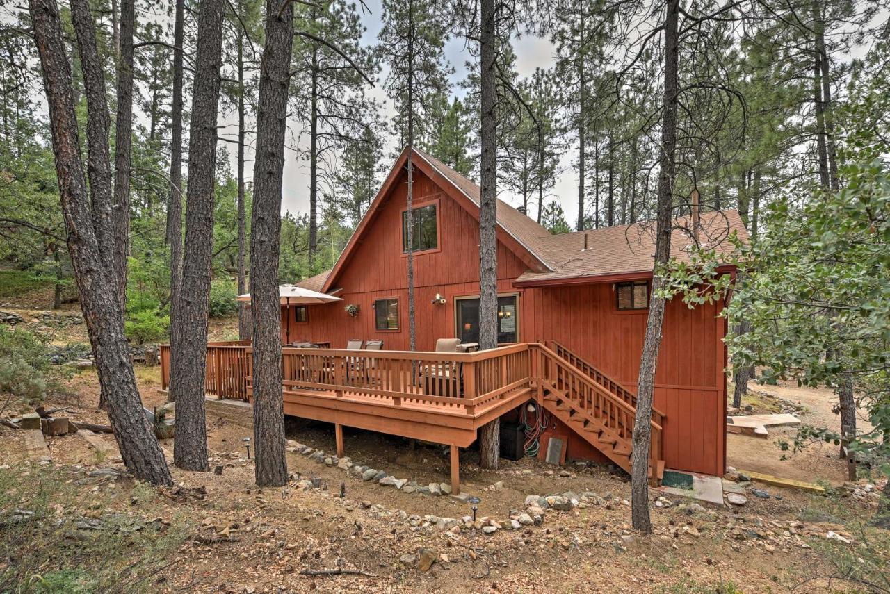 Prescott Cabin With Beautiful Forest Views And Deck! Dış mekan fotoğraf